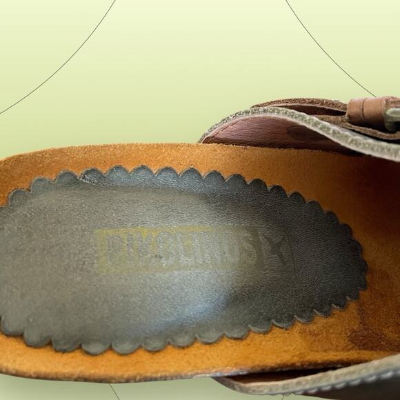 Pikolinos Women’s Praga Mule Heels Clogs Sage Green Leather Size EU 40 US 9 - Picture 9 of 13